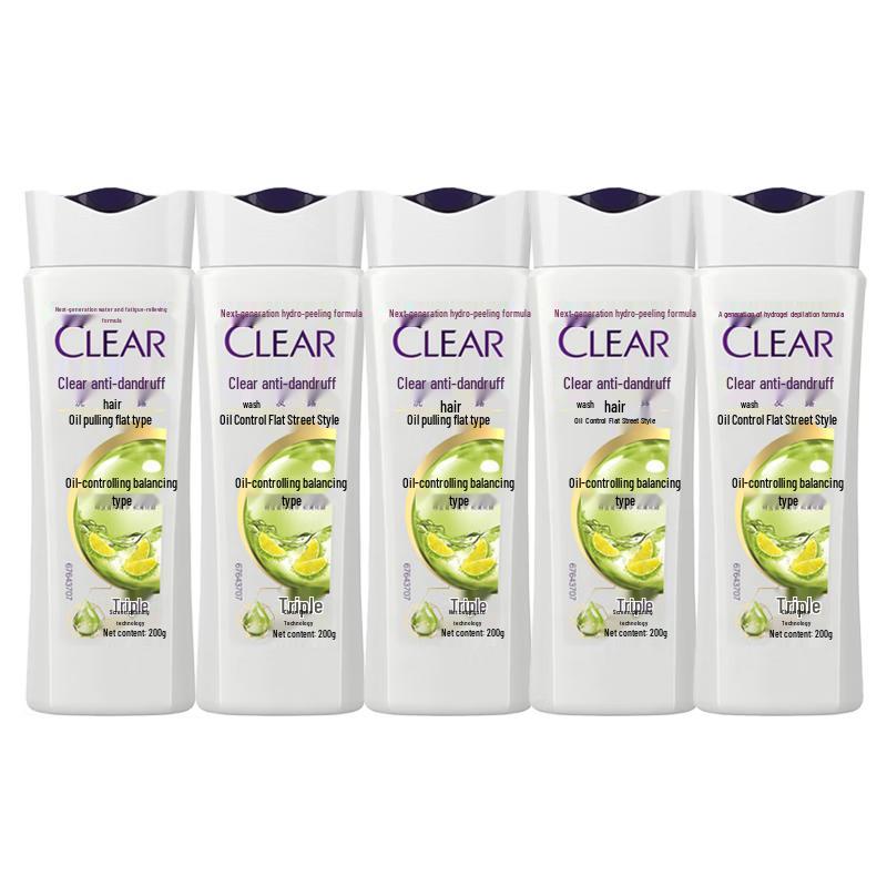 

Clear Anti-Dandruff & Oil Control Refreshing Shampoo - 5 x 200g