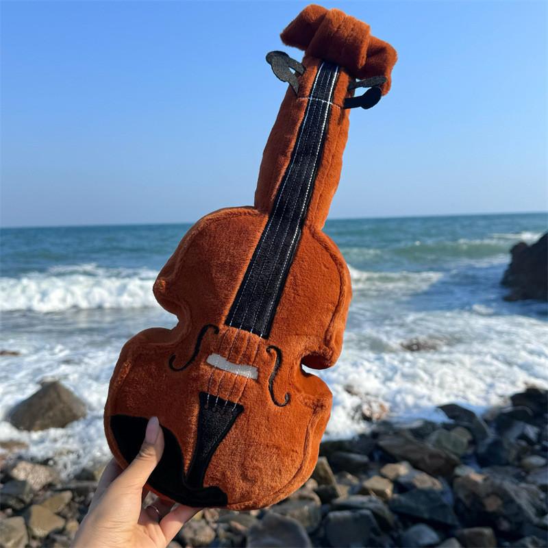 

Plush Violin Music Art Gift With Musical Instrument Design For Kids And Collectors 20cm