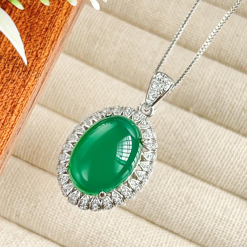 Autumn And Winter Jewelry European Simulation Pigeon Blood Red Corundum Plain Surface Retro Set Main Stone 13 * 18