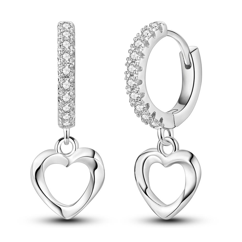 Copper Plated Hoop Earring Original Pendientes Meteors Horseshoe Clover Fiery Dragon Classic Style Fashion Jewelry Woman Gift