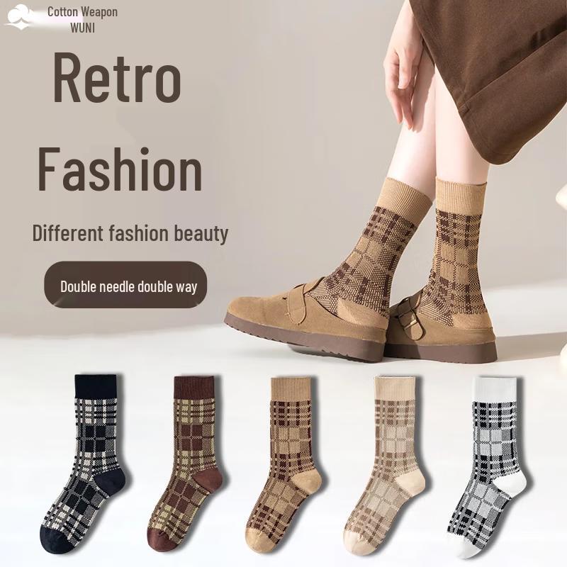 Cotton Weapon Women s Antibacterial Mid-Calf Socks One Size