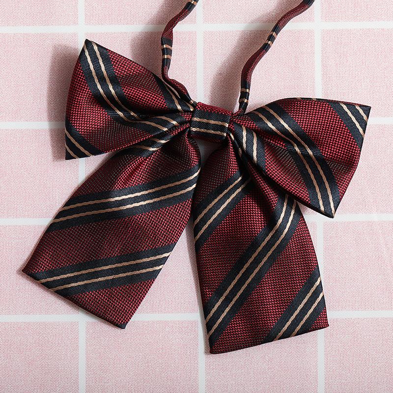 Jk Japanese Plaid Korean Version Of Collar Flower Graduate Female Collar Flower College Wind Streamer Jk Bow Shirt Accessories Sailor Suit