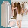 Garment Dust Bags 3D Zippered Clothing Dust Cover Transparent Wardrobe Storage Bag For Gown Suit Clothes Dress Jacket Organizer