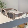 Retro Rectangle Pink Shades Fashion Brand Design Women Sunglasses Candy Color Beach Driving Sun Glasses for Ladies