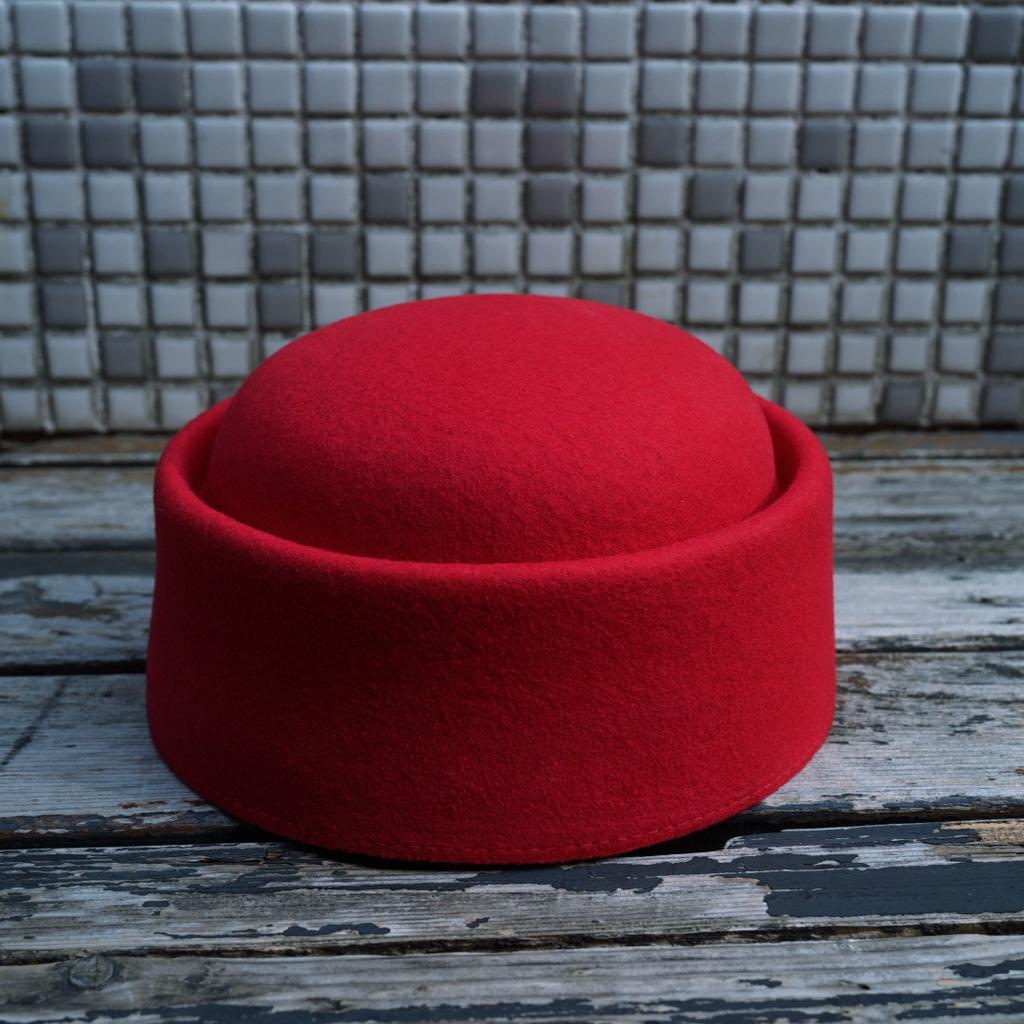 Herbst Und Winter Retro Wolle Wollene Medizinbox Hut Zylinder Französisch Hepburn Elegant Europäisch Und Amerikanisch Vielseitiger Hut Damen Thermischer Barett