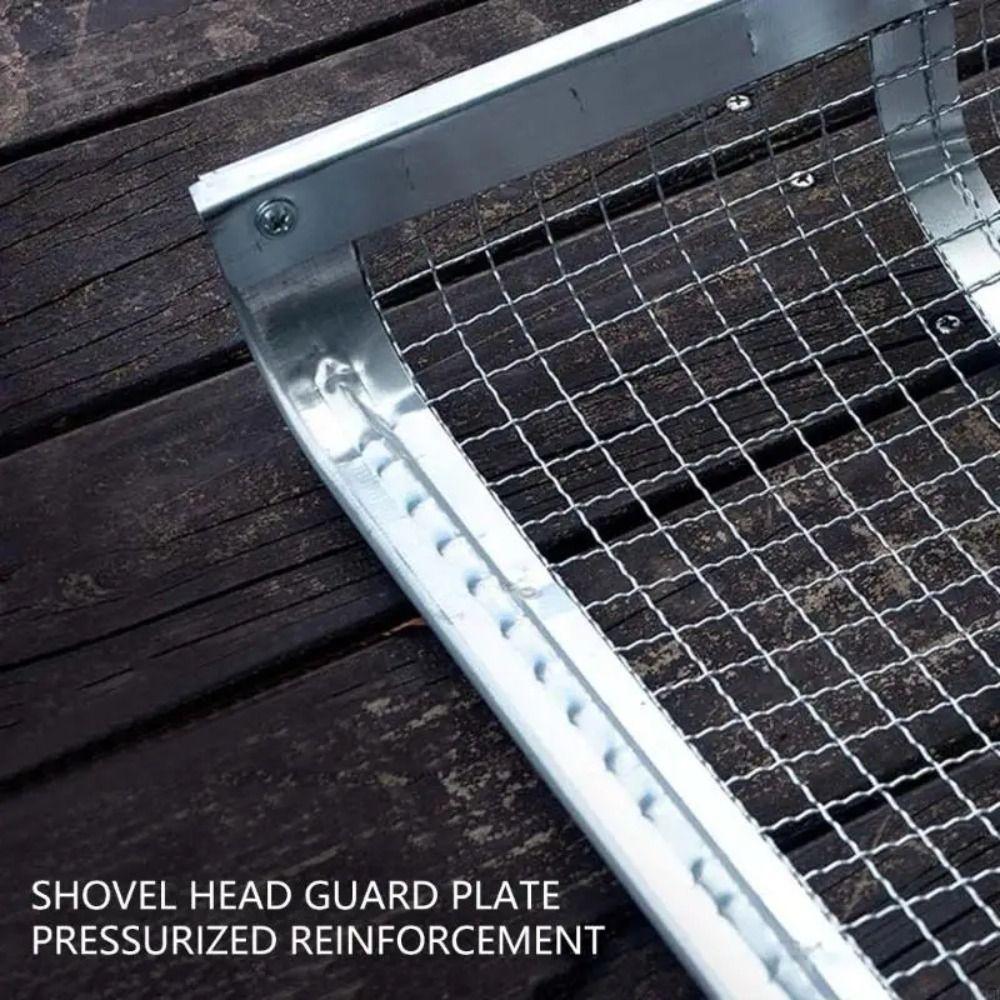 Heavy-Duty Metal Soil Sieve Filter Mesh Grain Sieve Multi-Purpose Iron Shovel Tool  Farming