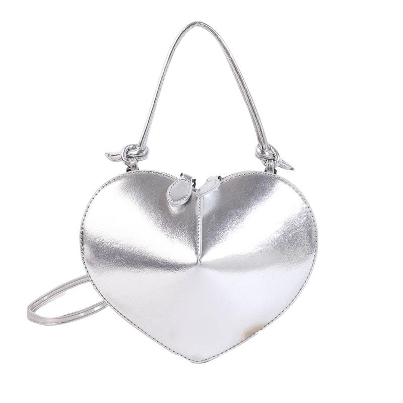 Personalized Love Small Bag 2025 New Mori Soft Girl Fashion Bright Face Foreign Style Versatile Single Shoulder Messenger Love Bag