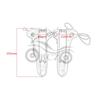Harley Big Glide Street Front Fork Light - Shock Absorber Decoration