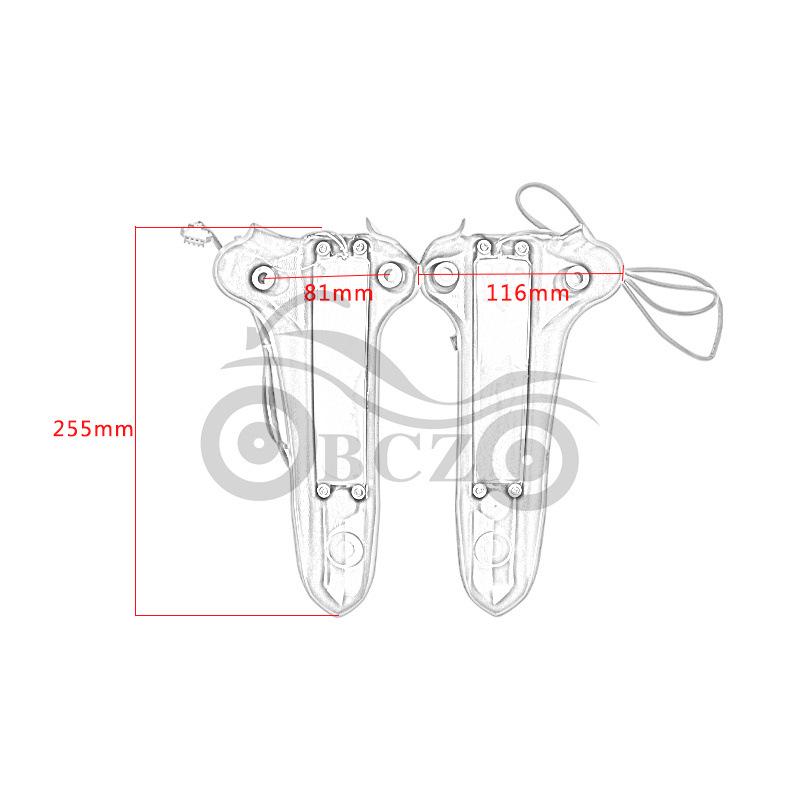Harley Big Glide Street Front Fork Light - Shock Absorber Decoration