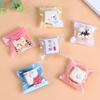 100Pcs 7x7+3cm Small Plastic Cartoon Self-Adhesive Bakery Packaging Cookie Snack Candy Bags Xmas Party Gift