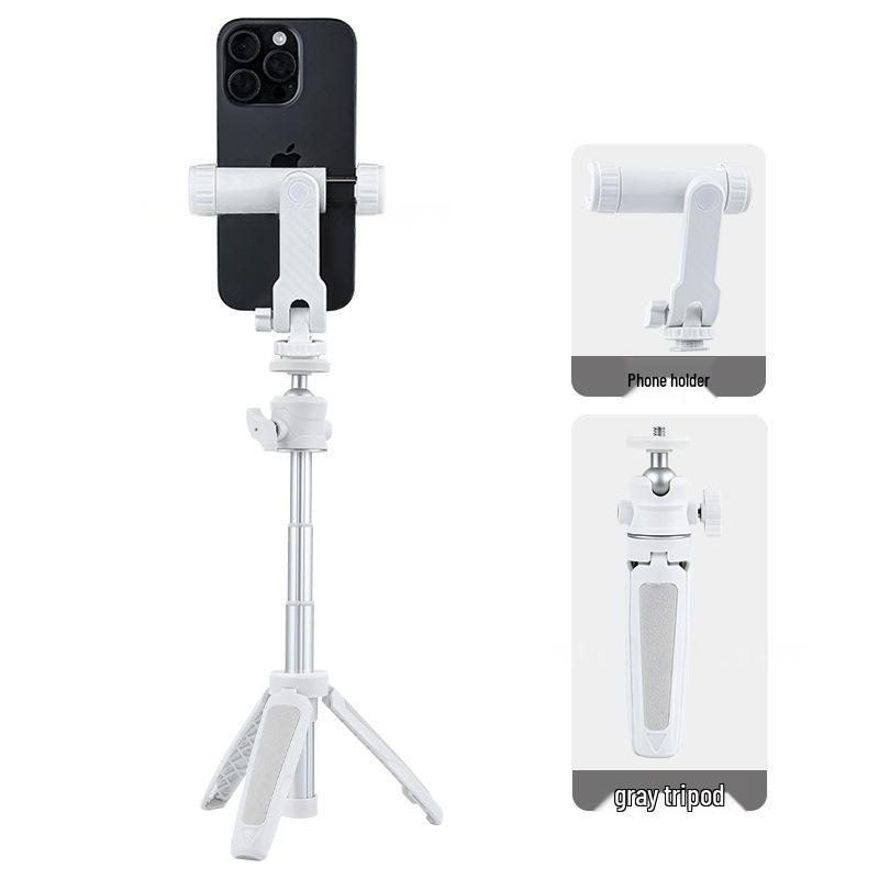 Compact Extendable Aluminum Tripod for Camera and Mobile, Handheld Photo & Selfie Stick