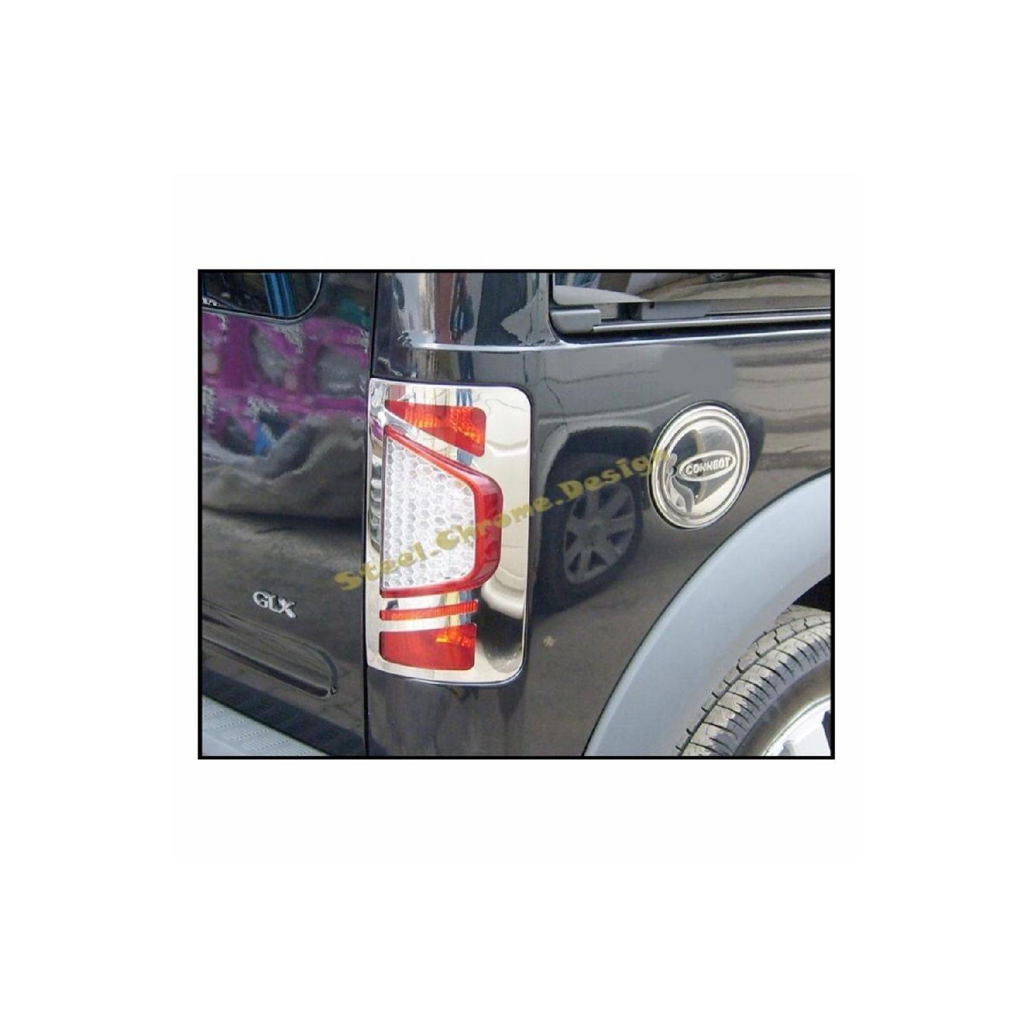 

Хромированная стопорная рамка Ford Connect, 2 шт.. 2009-2014 П. сталь