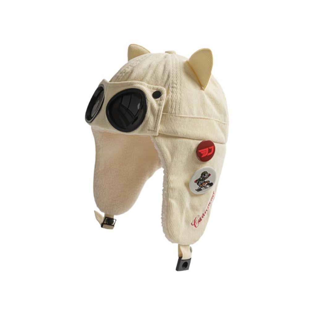 Verdickte Bombermützen Warme Skimützen mit Ohrenschutz Fliegermützen Winter Outdoor Modebekleidung