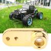 CNC Machining 25T Steering Servo Arm Upgrade Parts for 1Celsius10 1Celsius8 RC Car (Gold)