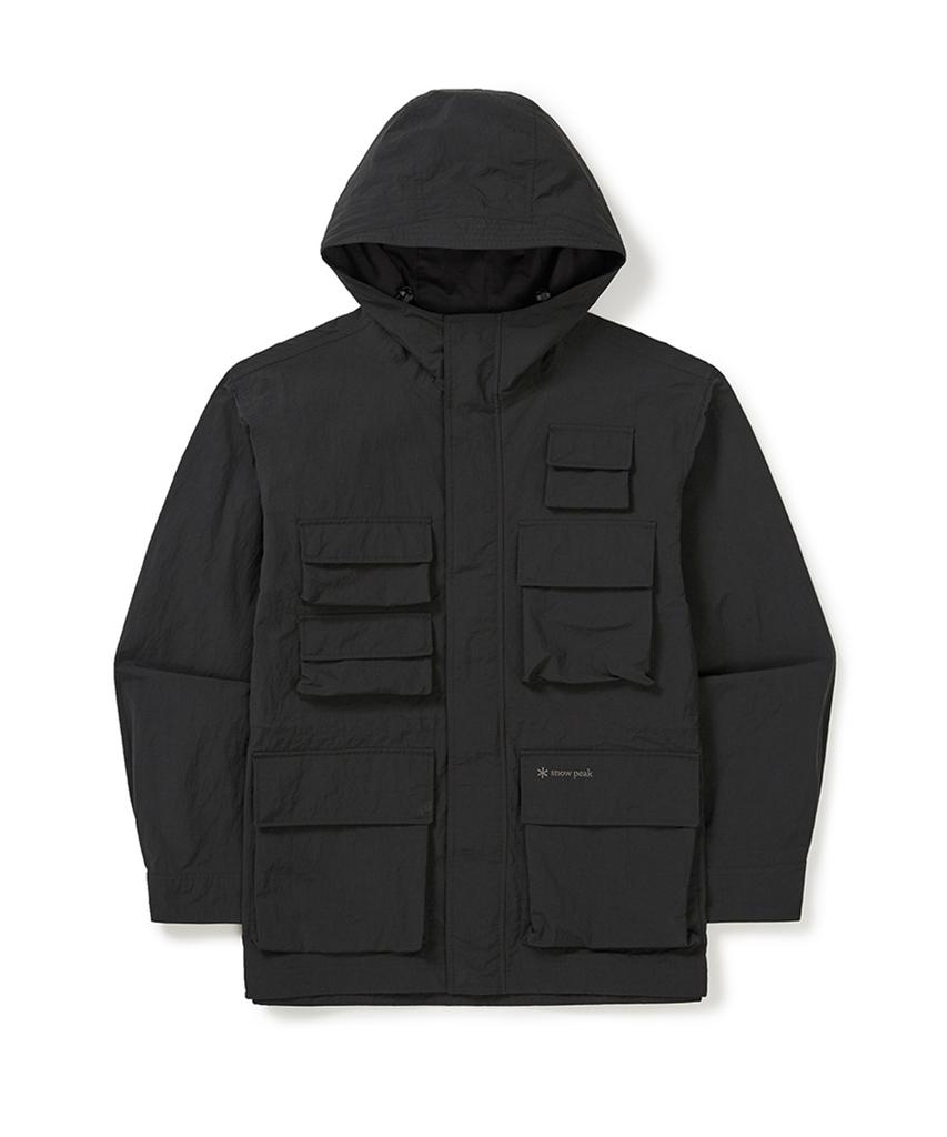 Snowpeak Apparel Paperly Utility Windbreaker (S25Zmlwb54) Dark Charcoal
