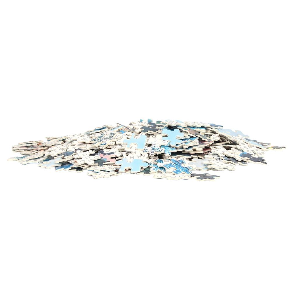 1000pcs Fishing Village Pattern Jigsaw Puzzle Family Puzzle Game Educational Toy for Children Adult