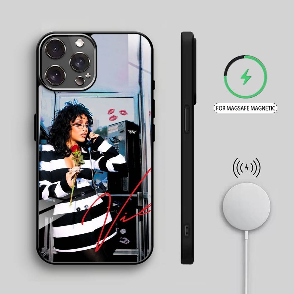 S-Singer D-Doja Cat Scarlet    Phone Case For iPhone17,16,15,14,13,12,11 Plus,Pro Max Magnetic For Magsafe Wireless Charging iPhone15Plus