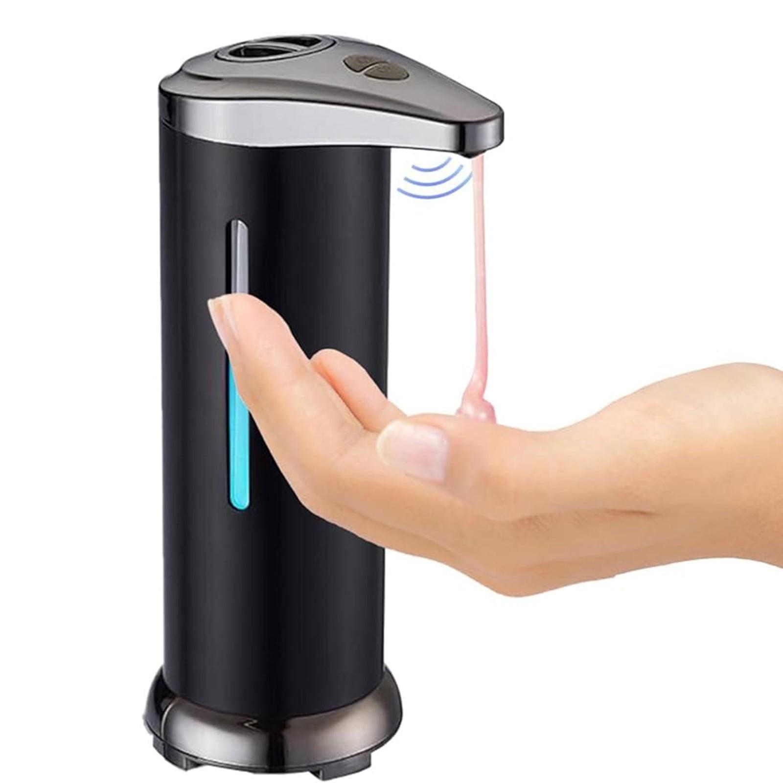 

Автоматический инфракрасный дозатор мыла, дозатор мыла, бесконтактный дозатор мыла из нержавеющей стали с водонепроницаемым основанием для ванной комнаты, кухни, отеля One Size