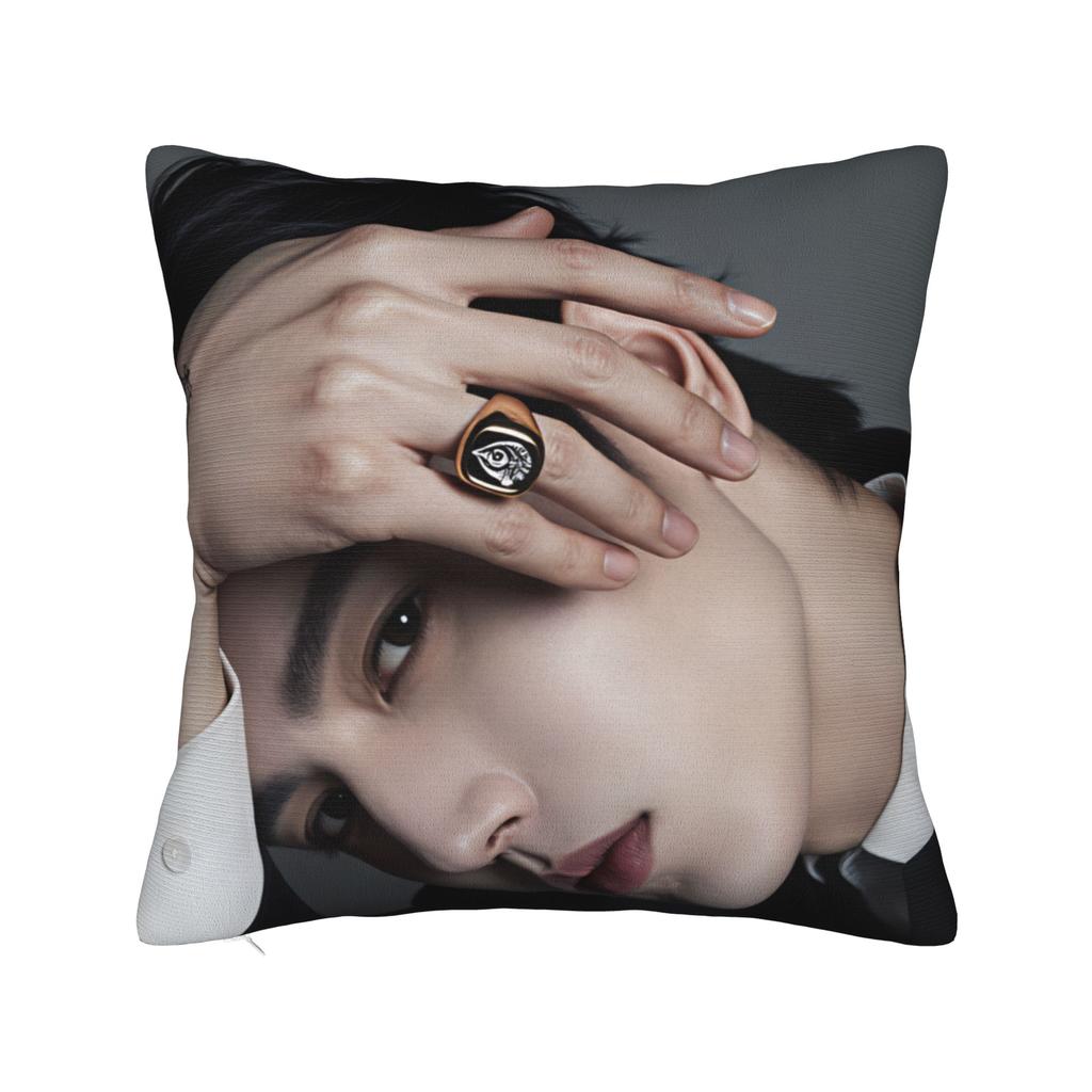 Zhang Linghe Pillow Case  Soft Pillow Cover For Living Room Sofa Retro Trendy Cushion Cover