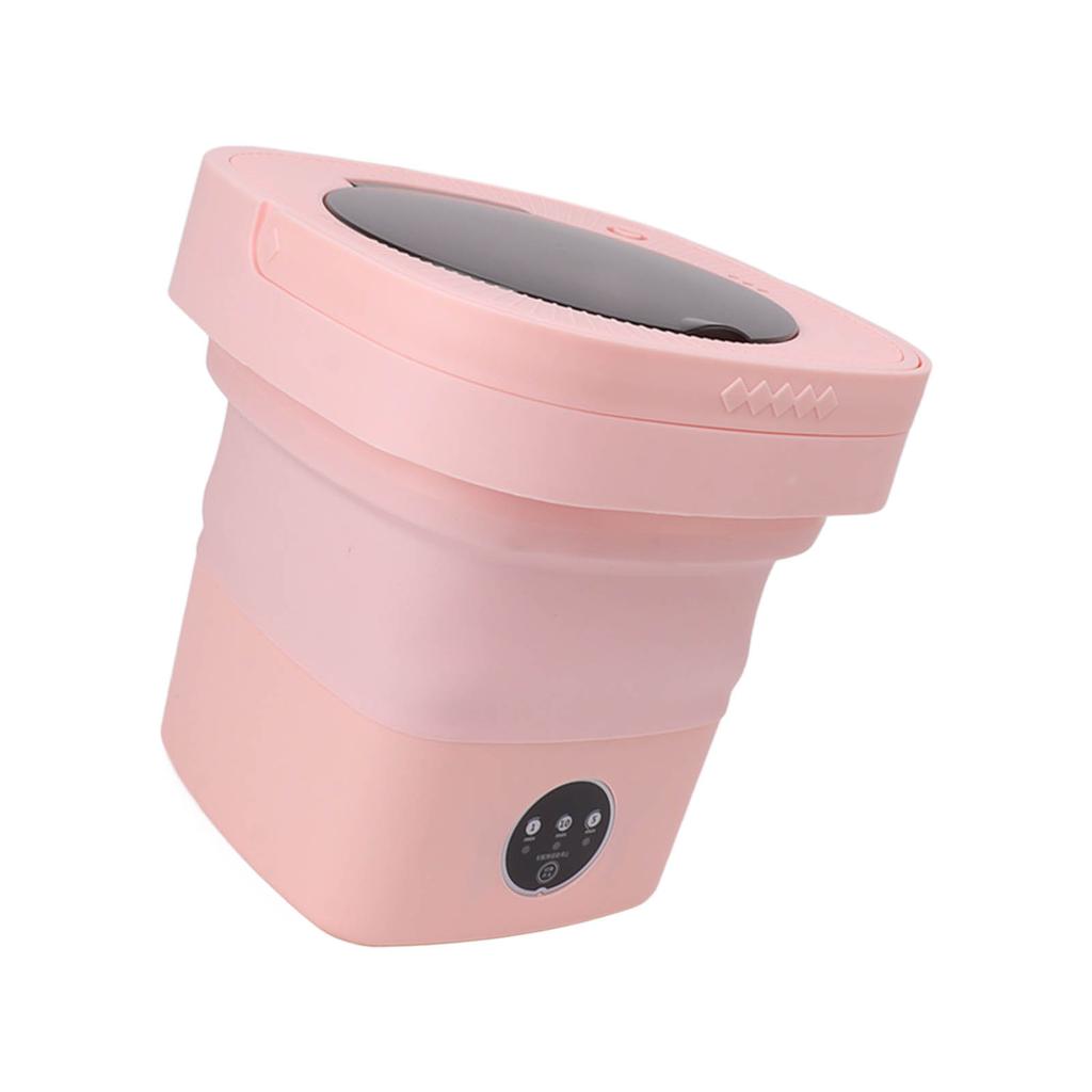 6.5L Washing Machine Folding Portable Automatic Deep Cleaning Wash and Spin Dry Washer with Water