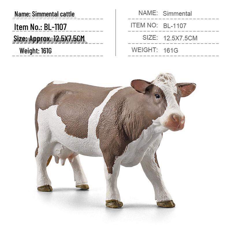 Cross-Border Farm Animal Miniature Model Set: Chickens, Ducks, Geese, Cows, and More