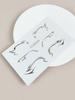 1pc 3D Metallic Face & Eye Stickers, Waterproof Eyeliner Tattoo for Halloween, Festival & Stage Makeup