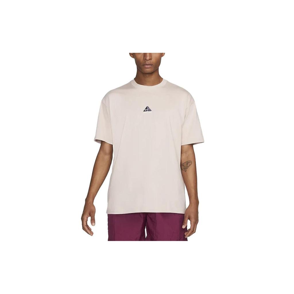 Nike T Shirts Men's Flesh Crew Neck Moderate Straight Fit DQ1815-601
