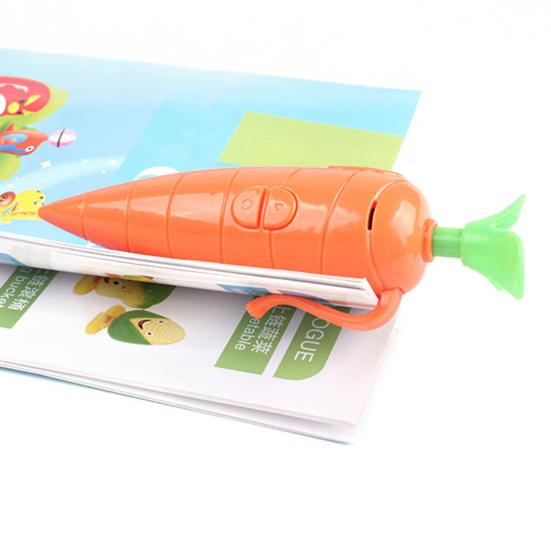 Mrkva Záznamové Pero Roztomilá Guľôčková s Funkciou Nahrávania a Prehrávania 20s Hladké Písacie Nástroje Študentské Učebné Písacie Potreby