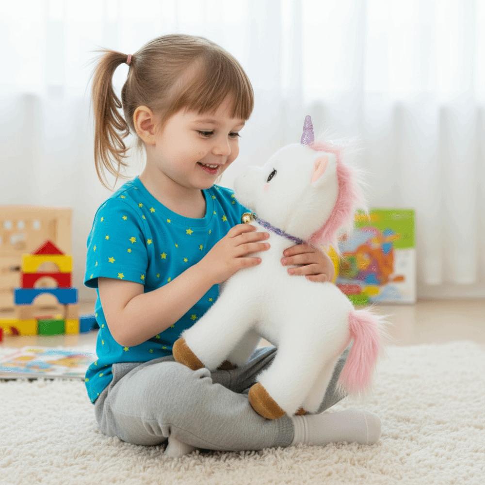 Soft Realistic Horse Plush Toy Cozy Stuffed Stuffed Horse Doll Horse Plushie Doll  New Year Mascot