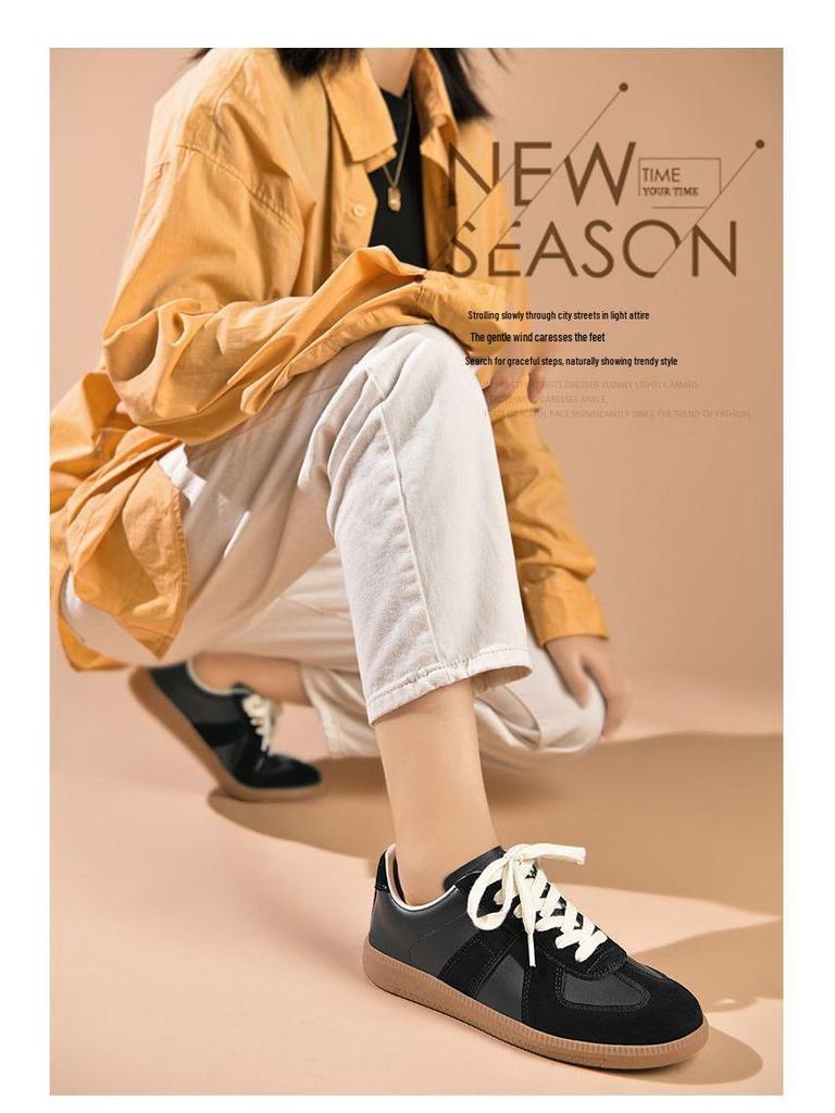 Forest Gump Low-top Lace-up German Training Shoes for Students - Lightweight Casual Board Shoes for Spring and Autumn