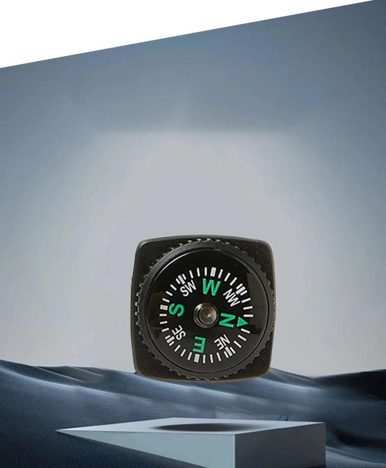 10pcs/lot Mini Wristband Compass Portable Detachable Compass Outdoor Camping Hiking Travel Emergency Survival Navigation Tool
