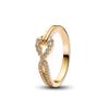 2026 New 925 Sterling Silver Ring Lover's Holiday Gift Jewelry Women Butterfly Pink Heart Golden Infinite Rings