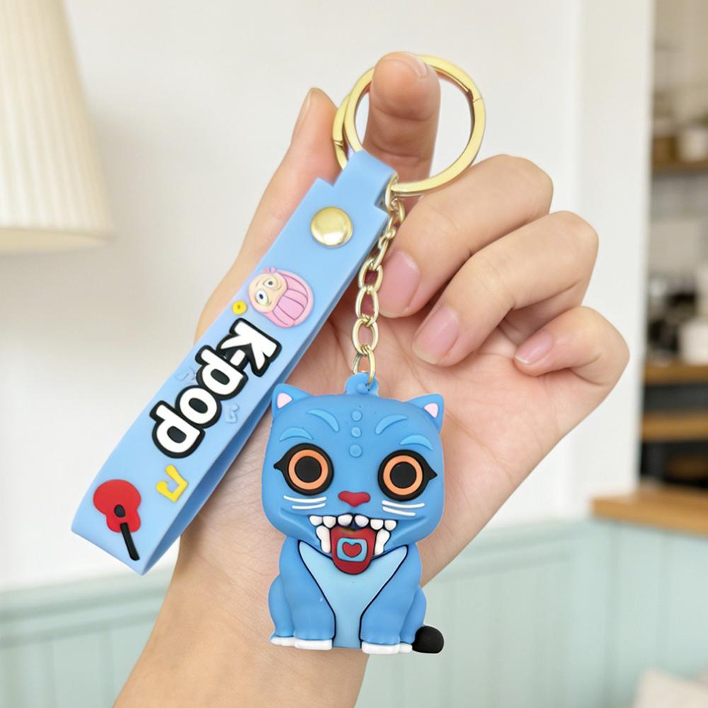 Dívky lovící démony KPOP Silikonový přívěsek na klíče Přívěsek na batoh