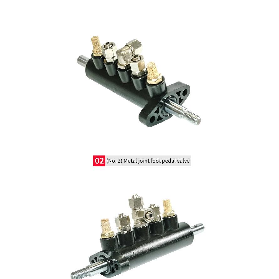 Tyre Changer Spare Parts Air Control Five Way Foot Pedal Valve for Tire Changer Machine Cylinder Controlling Valve Switch