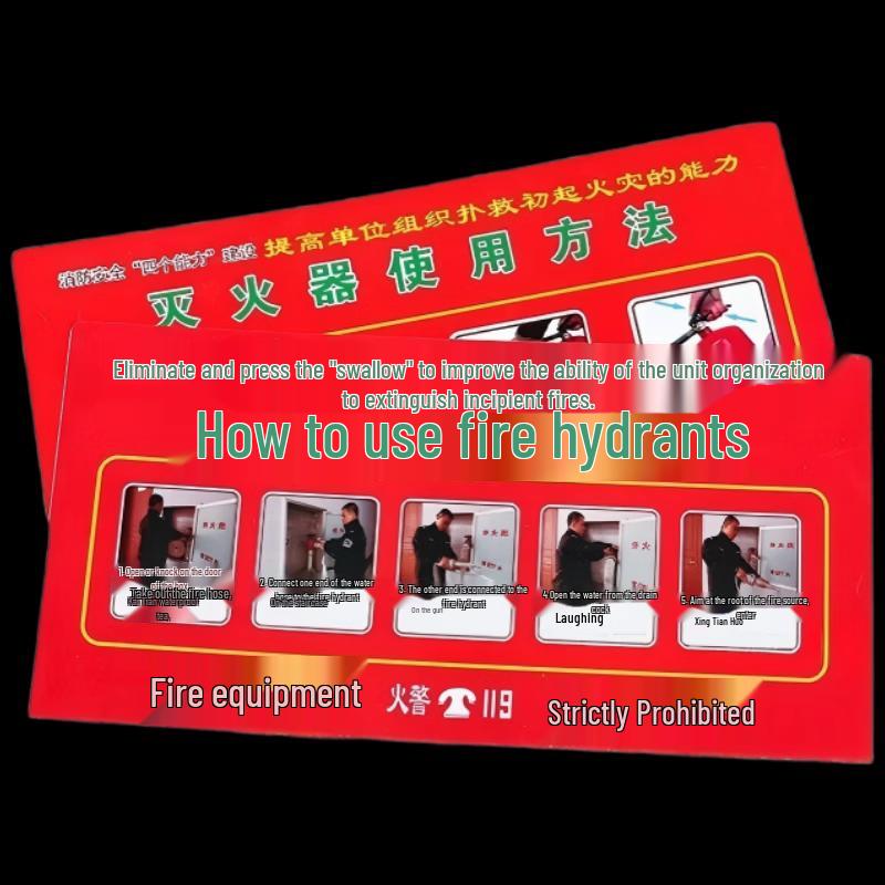 Brangdy PVC Fire Extinguisher Safety Sign