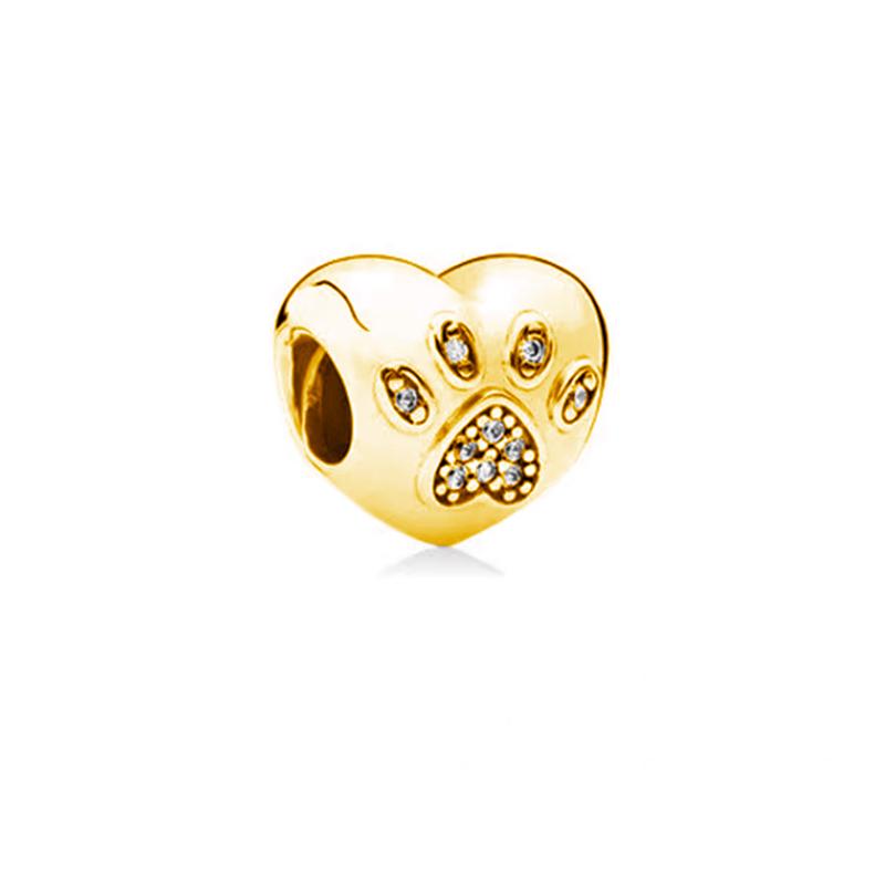 Diy Fine Jewelry Gift Sparkling Gold Charms Bee North Star Butterfly Love Letter Infinity Knot Beads Fit Original Bracelets