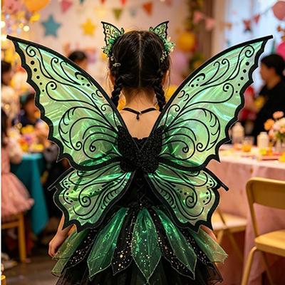 Sparkling Fairy Wings Organza Elf Cosplay Wing New Cicada Wing  Party Props