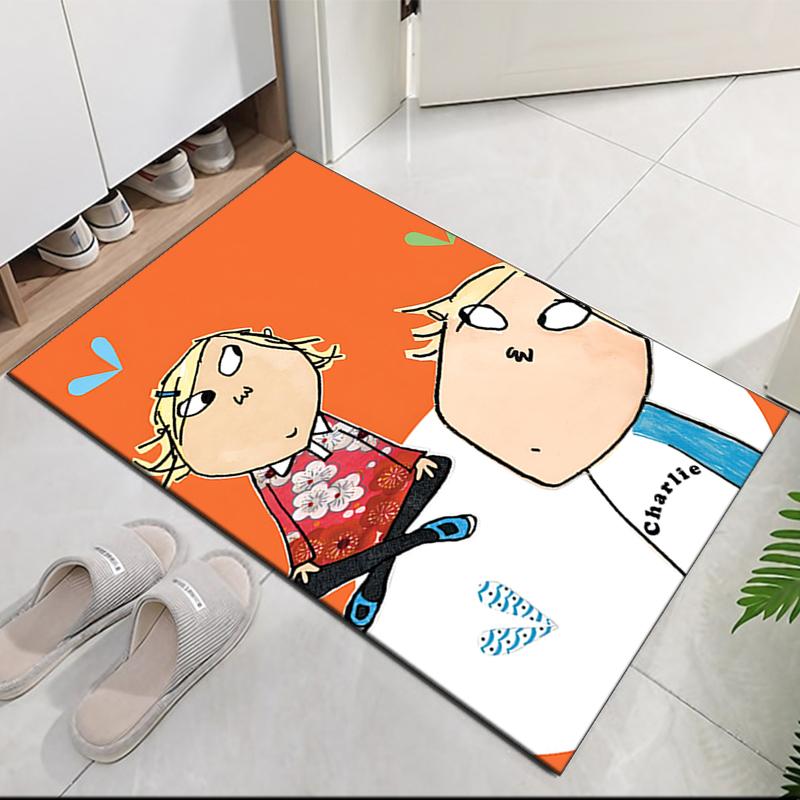Charlie und Lola Teppich für Bürostuhl Wohnzimmer Schlafzimmer Küche Dekor Geschenke