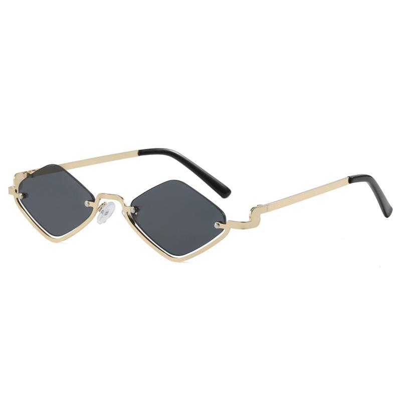 Occhiali da Sole Vintage Retrò Donna Forma a Rombo Protezione UV Occhiali da Sole Accessori Moda per Donne e Uomini