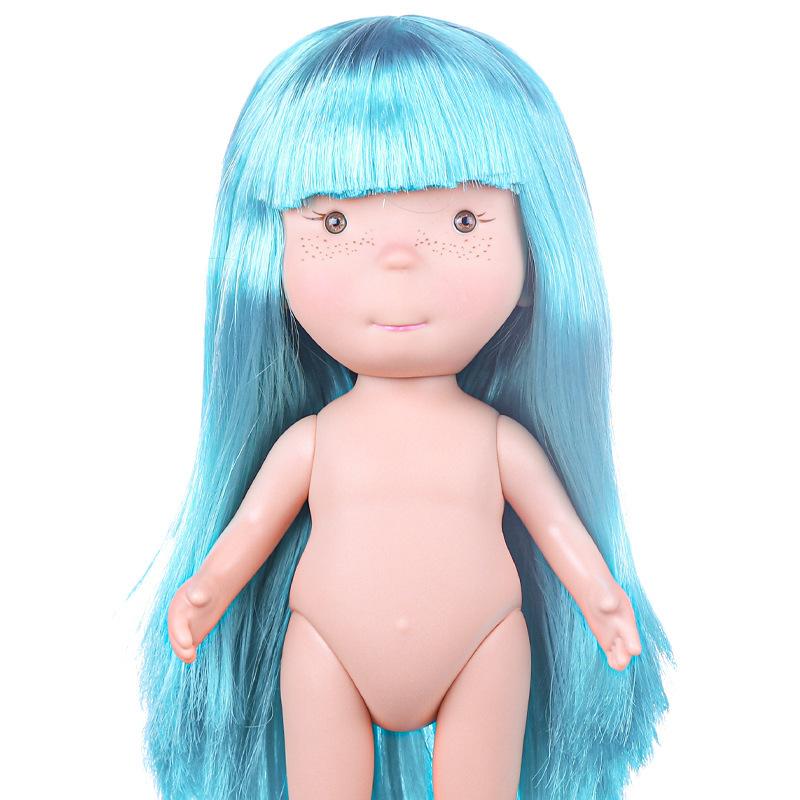 New Mia 24Cm Vinyl Naked Dolls With Movable Joints Waldorf Diy Custom Play Dolls For Kids Pretend Play Handmade Craft Toys