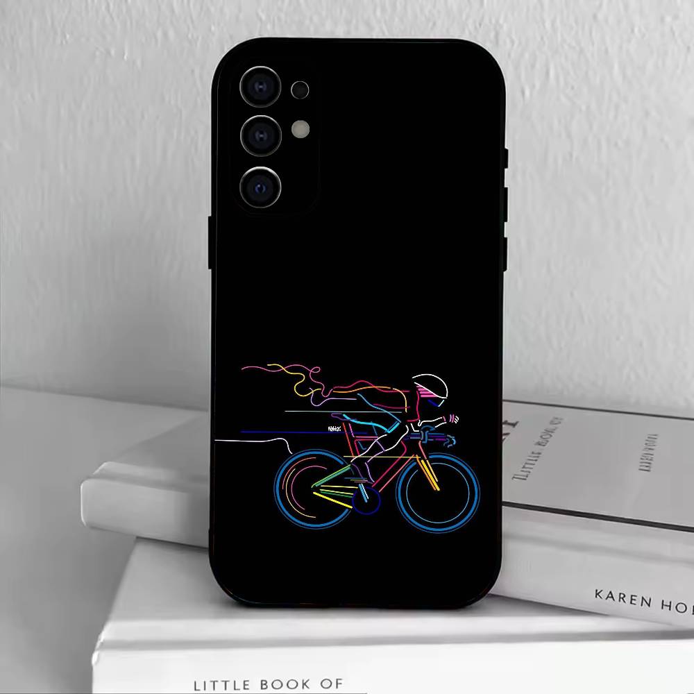 Bike Sports-S Phone Case For Samsung S25,S24,S21,S22,S23,S30,Ultra,S20,Plus,Fe,Lite,Note,10,Black Cover