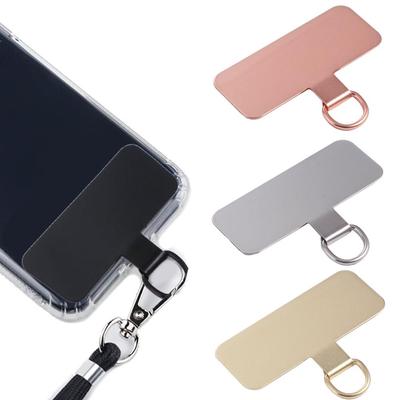 Edelstahl Handy-Lanyard Dichtung Abnehmbarer Handy-Kartenclip Metall-Handy-Patch Mobiltelefon