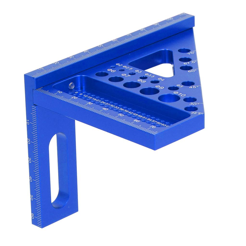 Holzbearbeitung Winkelmesser Aluminiumlegierung Gehrung Dreieckige Lineal Mehrwinkel Layout Messen