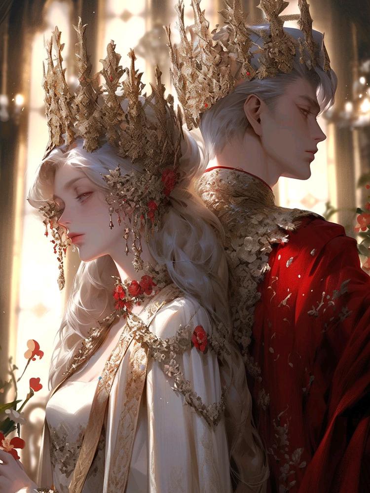 

Принцесса Принц 5D DIY Алмазная картина Мозаика Фэнтези Мультфильм Любовник Крест Алмазная вышивка Ручная работа Украшение для дома Full Round 20x30CM