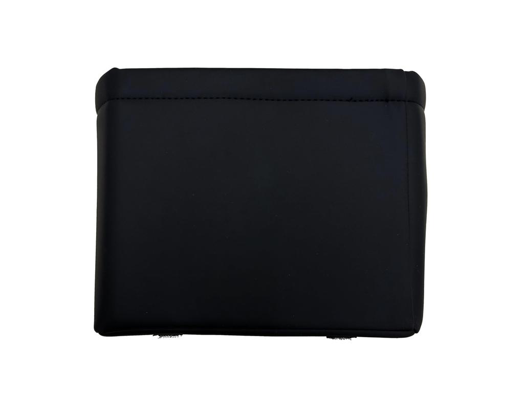 AUTOBACS QUALITY Smooth Black AQ. Leather-Look Dustbin,