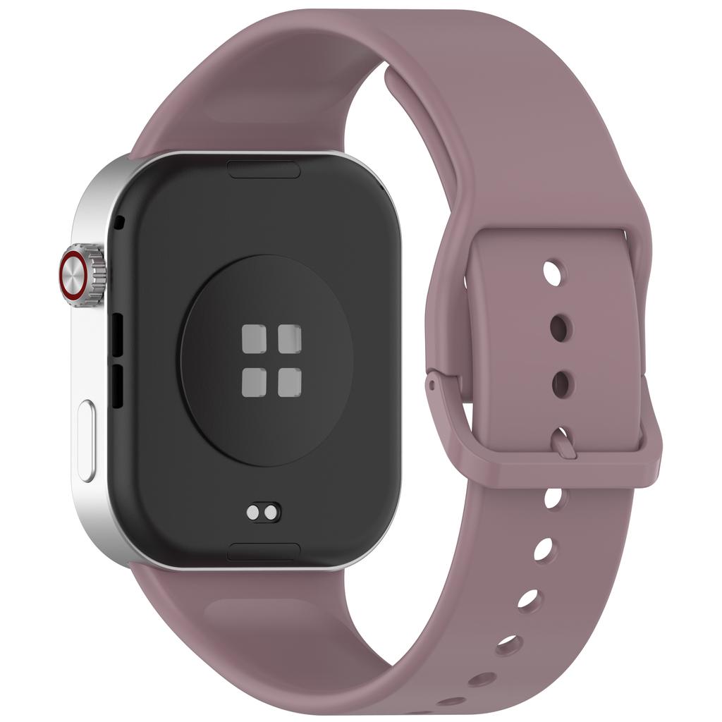 Silicone Watch Band for Xiaomi Redmi Watch 6/5/4/Smart Band 9 Pro/8 Pro Replacement Strap with Pin Buckle