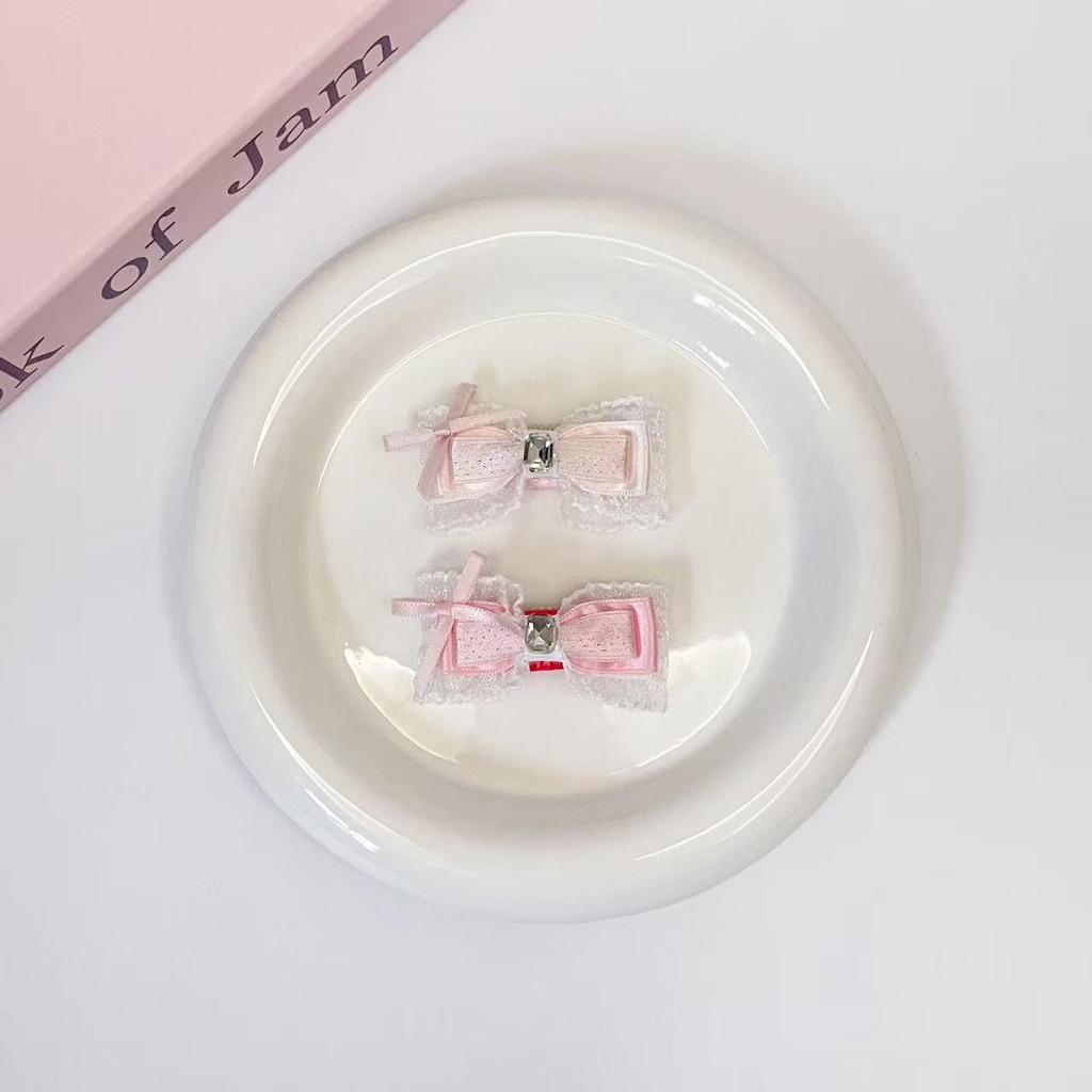 Princess Yorkshire Maltese Teddy Pet Hairpin Bowknot for Cats & Dogs
