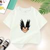 Dragon Ball Summer White Childrens Letter AW Printed Short Sleeve TShirt for Boys and Girls Cute Casual Tee Suitable As AGift