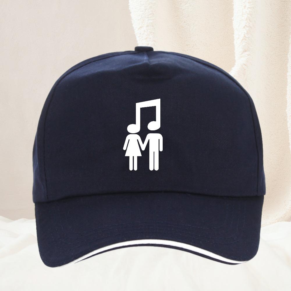 Musical Symbol Printing Baseball Caps Unisex Outdoor Adjustable Hat Casual Sunscreen Golf Caps