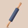 Silicone Measuring Kneading Pad Set Household Food Grade Rolling Pin Dough Pad Large Thick Non-slip Non-stick Bottom Baking Tool